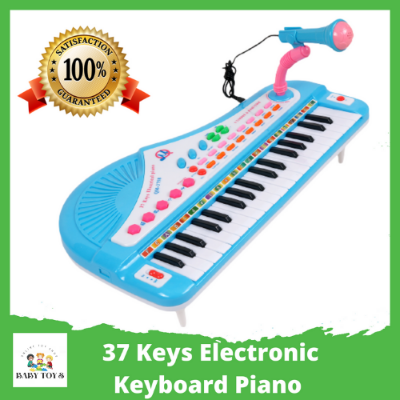 Picture of 37 Keys Electronic Keyboard Piano Musical Toy with Microphone for Children
