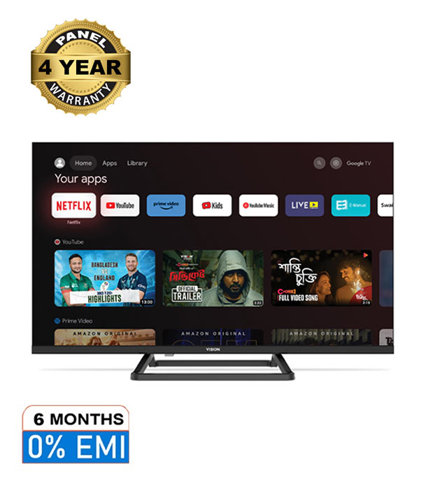 Buy VISION 32" LED TV E40 Smart Google TV at Best Price In Bangladesh	