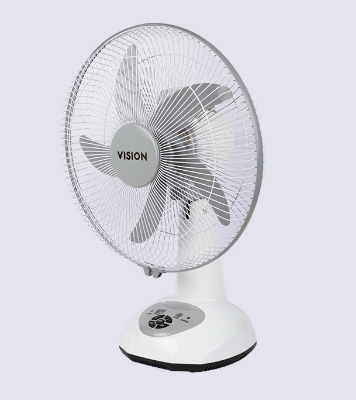 Buy VISION Rechargeable Table Fan 14''(White) USB Charger Online at Best Price