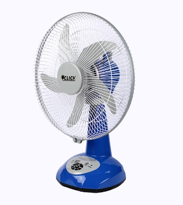 Buy CLICK Rechargeable Table Fan-14''(Blue) Online at Best Price	