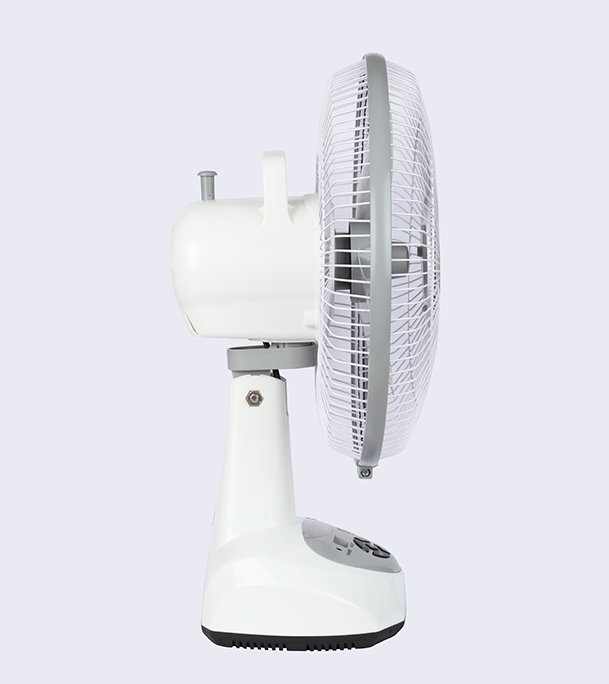 Buy VISION Rechargeable Table Fan 12" White With USB Charger at Best PRice 