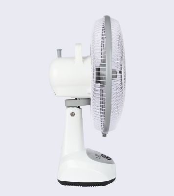 Buy VISION Rechargeable Table Fan 12" White With USB Charger at Best PRice 