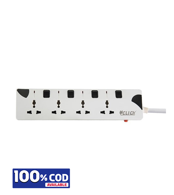 Picture of Click Safe Extension Cord 3pin 4 Socket 5Y 