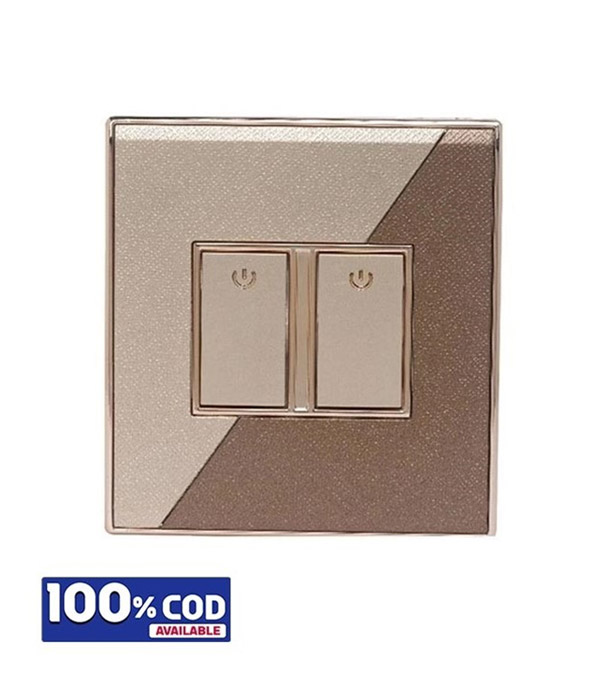 Picture of Click Marigold 2 Gang 1 Way Switch