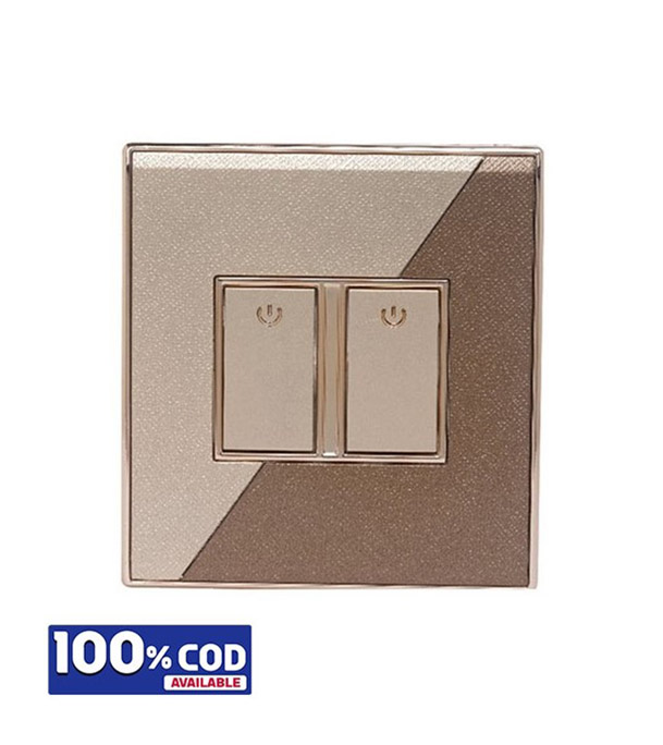 Picture of Click Marigold 2 Gang 2 Way Switch