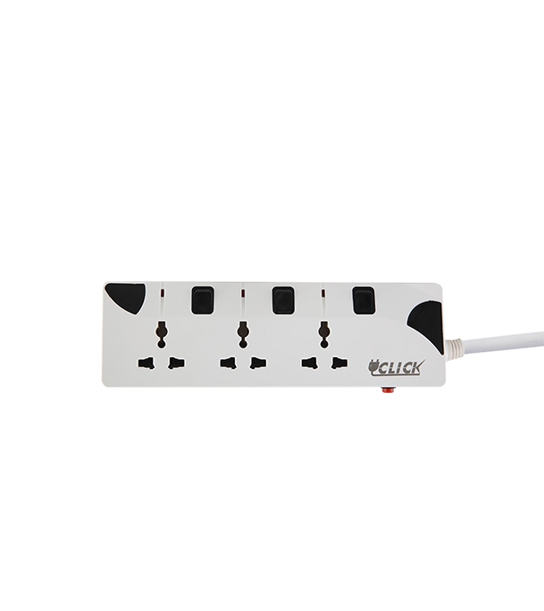 Buy Click Safe Extension Cord 2pin 3 Socket 3Y Online at Best Price