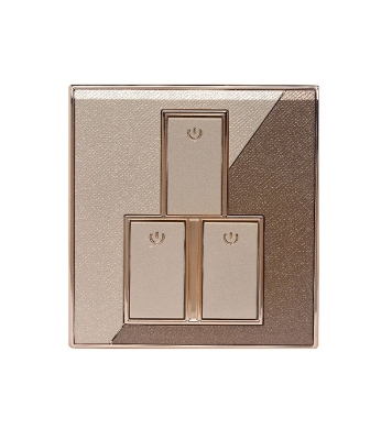 Buy Click Marigold-3 Gang 1 Way Switch Online at Best Price