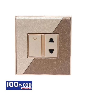 Picture of Click Marigold 2PIN Socket With Switch