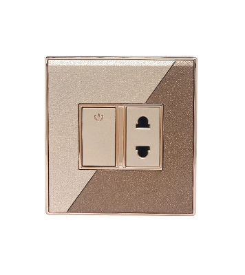 Buy Click Marigold 2PIN Socket With Switch Online at Best Price