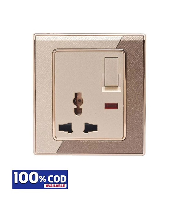 Picture of Click Marigold 3 PIN Universal Socket with Switch 13Ay