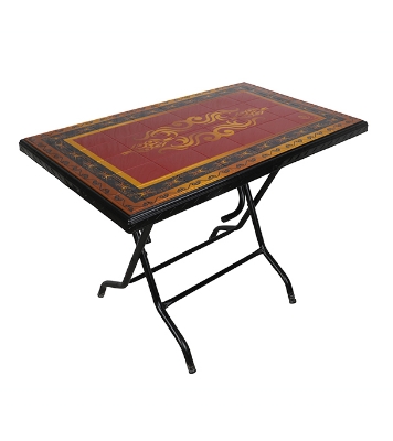 Restaurant Table S/L Print Rock 1-Black