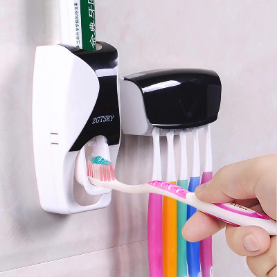 Buy JAutomatic Toothpaste Dispenser With Toothbrush Holder- Multicolour   at Best Price In Bangladesh
