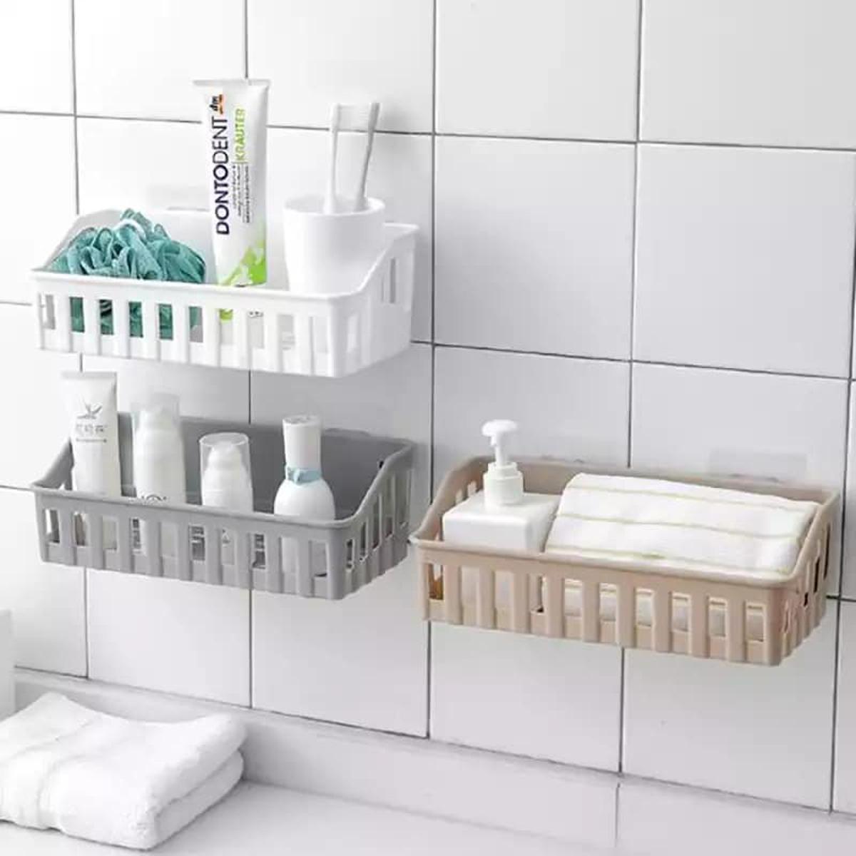 Buy  Bathroom Shelf Bathroom Adhesive Storage Rack Kitchen Home Decoration Corner Shower Shelf Rack Storage Rack Accessories at Best Price In Bangladesh