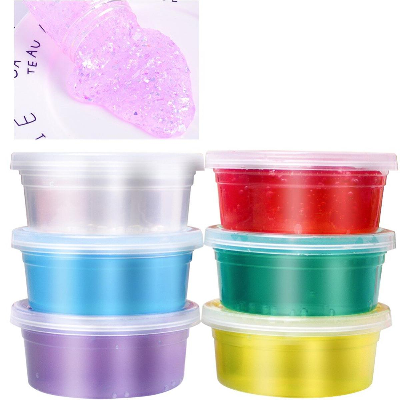 Buy 6 PCS Magic Crystal Slime Putty Toy Soft Rubber Fruit Slime Education Craft Toy Antistress Kids Toys for Children DIY Crafts  at Best Price In Bangladesh