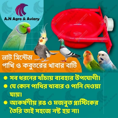 Picture of Premium Water pot / Food Pot For Bird (Round Shape)-1pcs Bird & Pigeons