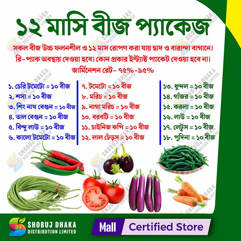 Picture of Top Selling All Season Seeds Combo 18 Items