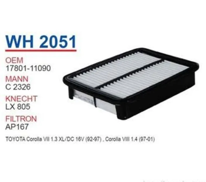 Buy AIR FILTER -17801-11090. TOYOTA COROLA at best price In Bangladesh