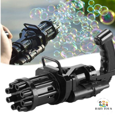 Buy Bubble machine, Gatling Bubble Machine 2022 Bubble machine 8-Hole Bubble Blower Automatic Bubble Maker Electric Bubble machine Bubble Machine Toy for Girls Boys Kids (Black)  at Best Price In Bangladesh