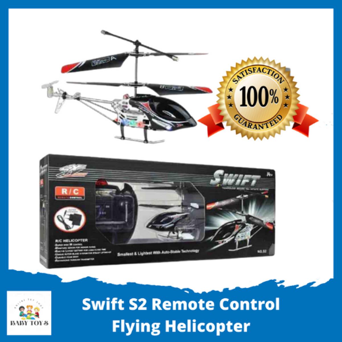 Buy Swift S2 Remote Control Flying Helicopter with Remote Controller and Unbreakable Blades at Best Price In Bangladesh