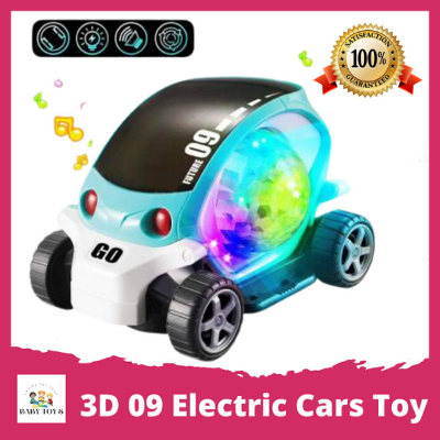 Buy 3D 09 Electric Cars Toy for Boys Girls with Lights Music,Baby Early Educational Toys (Multicolor) at Best Price In Bangladesh
