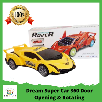 Buy Dream Super Car 360 Door Opening & Rotating With 3D Projector Light at Best Price In Bangladesh