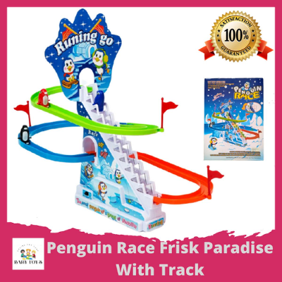 Buy  Penguin Race Frisk Paradise With Track Music & Light baby toys Penguin Race Frisk Paradise with Track Music & Light at Best Price In Bangladesh
