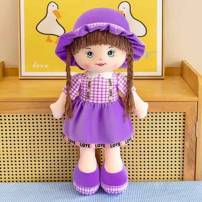 Picture of Baby Girl Doll Plush Toy Soft Cute Baby Girl Toys Stuffed Toys