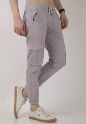 Buy New Men's Super Premium Ash Casual Joggers at Best Price In Bangladesh