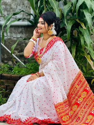 Buy Chanderi Silk Saree for Women  at Best Price In Bangladesh
