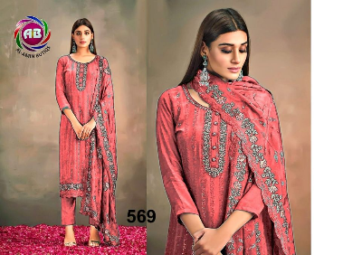 Buy Women's Unstitched Three Piece Computer Embroidery Work Replica Party Dress - SA-1409 at best price In Bangladesh