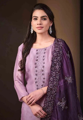 Buy Unstitched Organza Salwar Kameez Pant Style Replica Suit - SA-1751 at best price In Bangladesh