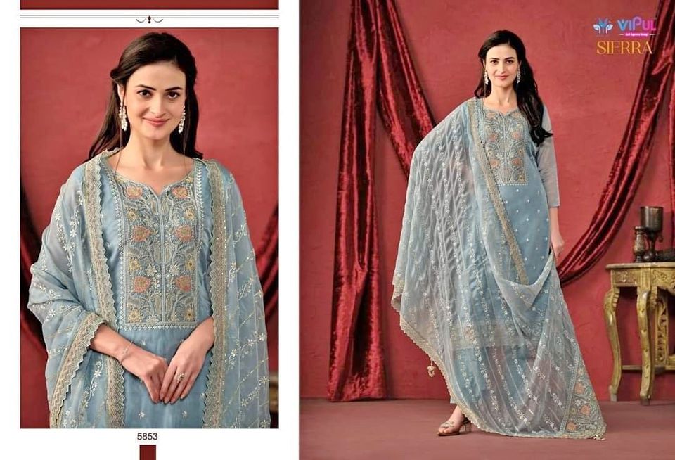 Buy Premium Unstitched Replica Salwar Kameez Designer Party Wear Suits - SA-1906  at best price In Bangladesh