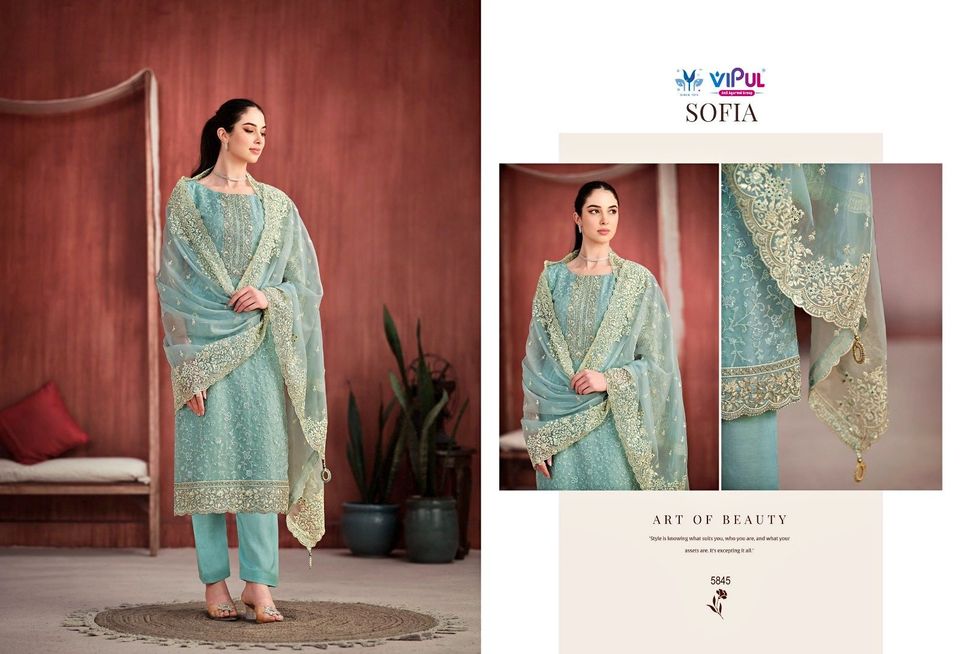 Buy Premium Unstitched Replica Salwar Kameez Designer Party Wear Suits - SA-1903 at best price In Bangladesh