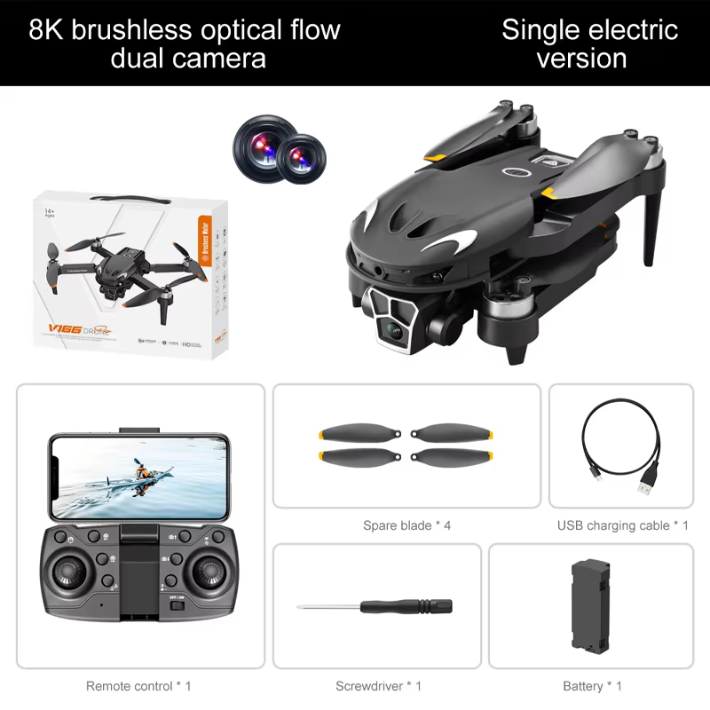 Buy V166 Brushless Drone at best price in Bangladesh