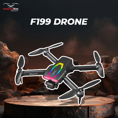 Buy F199 Drone With Camera Mini 4K Wifi Fold Drone Brushless Optical Flow Sensor, and Obstacle Avoidance at best price in Bangladesh