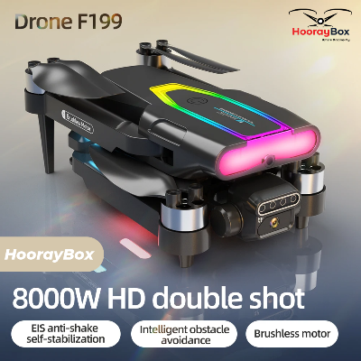 Buy F199 Drone With Camera Mini 4K Wifi Fold Drone Brushless Optical Flow Sensor, and Obstacle Avoidance at best price in Bangladesh
