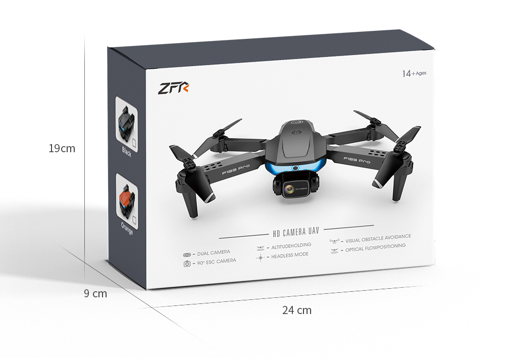 Buy F189 Pro RC 4K Semi Professional Dual ESC Camera Obstacle Avoidance Foldable Drone at best price in Bangladesh