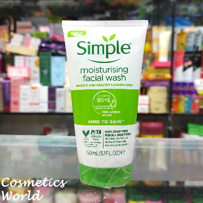 Buy Simple Moisturising Facial Wash - 150ml (UK) at Best Price In Bangladesh