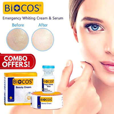 Buy Biocos Emergency Cream and Serum Combo at Best Price In Bangladesh