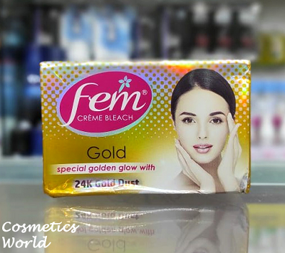 Buy Fem Fairness 24K Gold Creme Bleach - 24g (India) at Best Price In Bangladesh
