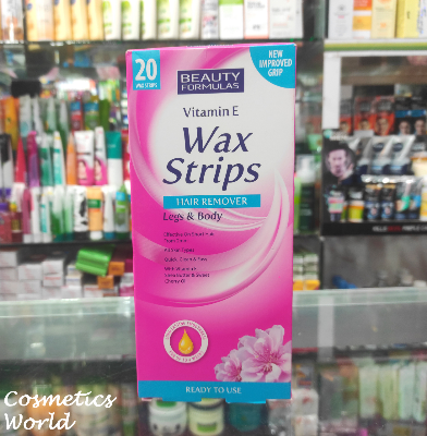 Buy Beauty Formulas Vitamin E Wax Strips Hair Remover for Leg & Body - 20 Pcs Wax Strips at Best Price In Bangladesh