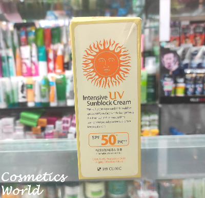 Buy 3W Clinic Intensive UV Sunblock Cream SPF50 Pa+++ For Make up Base Use - 70ml (Korea) at Best Price In Bangladesh