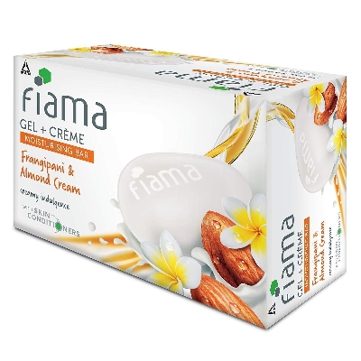 Picture of Fiama 125g Soap Gel Creme Moisturizing Bar Frangipani & Almond Cream