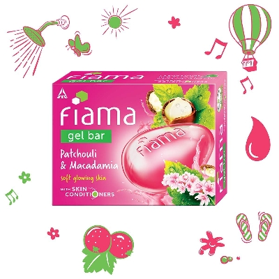 Picture of Fiama 125g Soap Gel Bar Patchouli & Macadamia