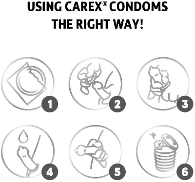 Picture of Carex Classic Condom for Men | Full Box 12x3= 36pcs | Malaysia