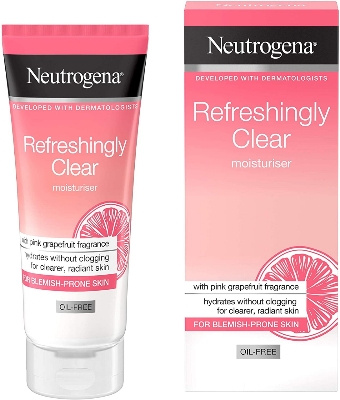 Picture of Neutrogena Moisture Cream - Refreshingly Clear Oil-Free Moisturiser with Grapefruit Scent  - 50ml