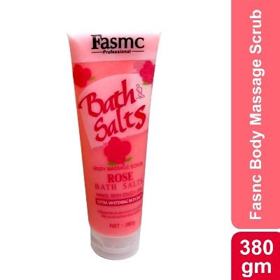 Picture of FASMC Bath Salts Body Massage Scrub - Rose - 380gm