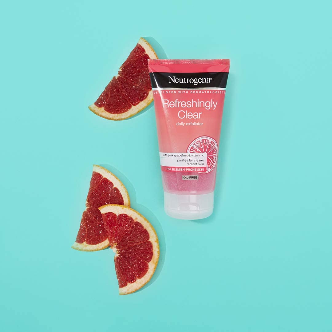Picture of Neutrogena Refreshingly Clear Daily Exfoliator with Pink Grapefruit & Vitamin C - 150ml