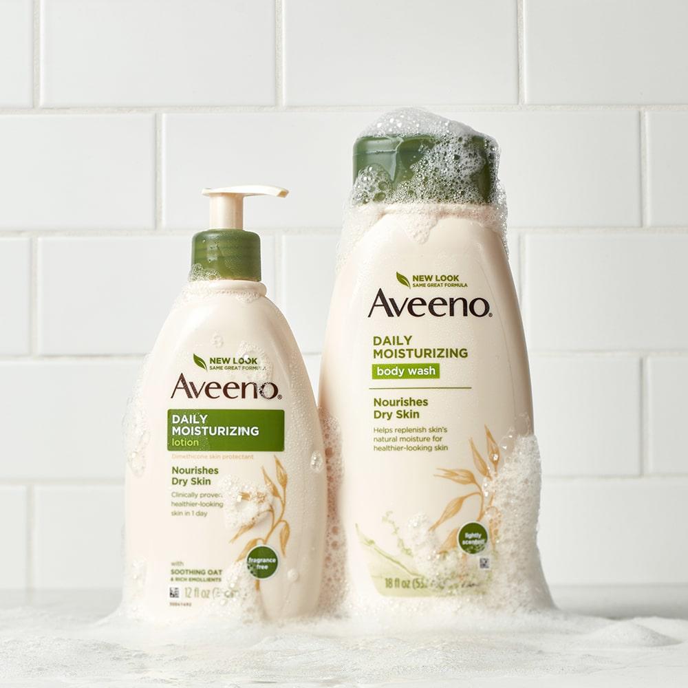 Picture of Aveeno Daily Moisturising Lotion Nourishes Dry Skin - 300ml