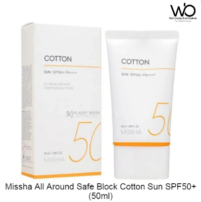 Picture of Missha All Around Safe Block Cotton Sun SPF50+ 50ml